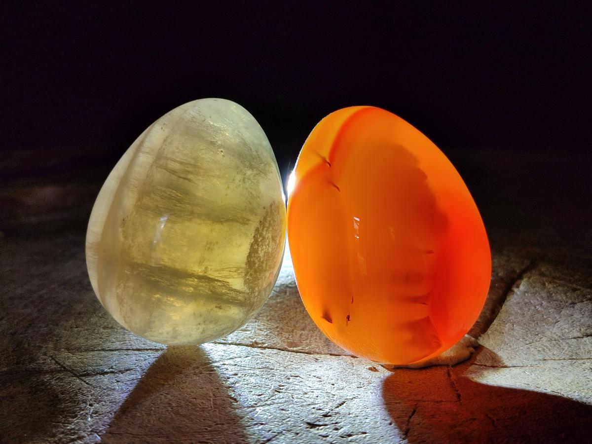 Polished Mixed Selected Gemstone Eggs x 12 From Southern Africa - Toprock Gemstones and Minerals 
