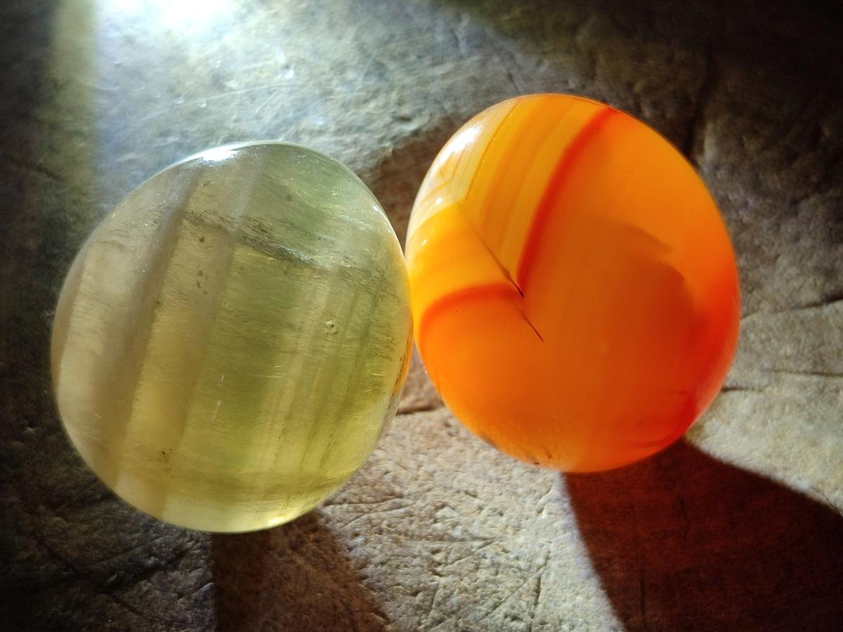 Polished Mixed Selected Gemstone Eggs x 12 From Southern Africa - Toprock Gemstones and Minerals 