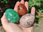 Polished Mixed Selected Gemstone Eggs x 12 From Southern Africa - Toprock Gemstones and Minerals 