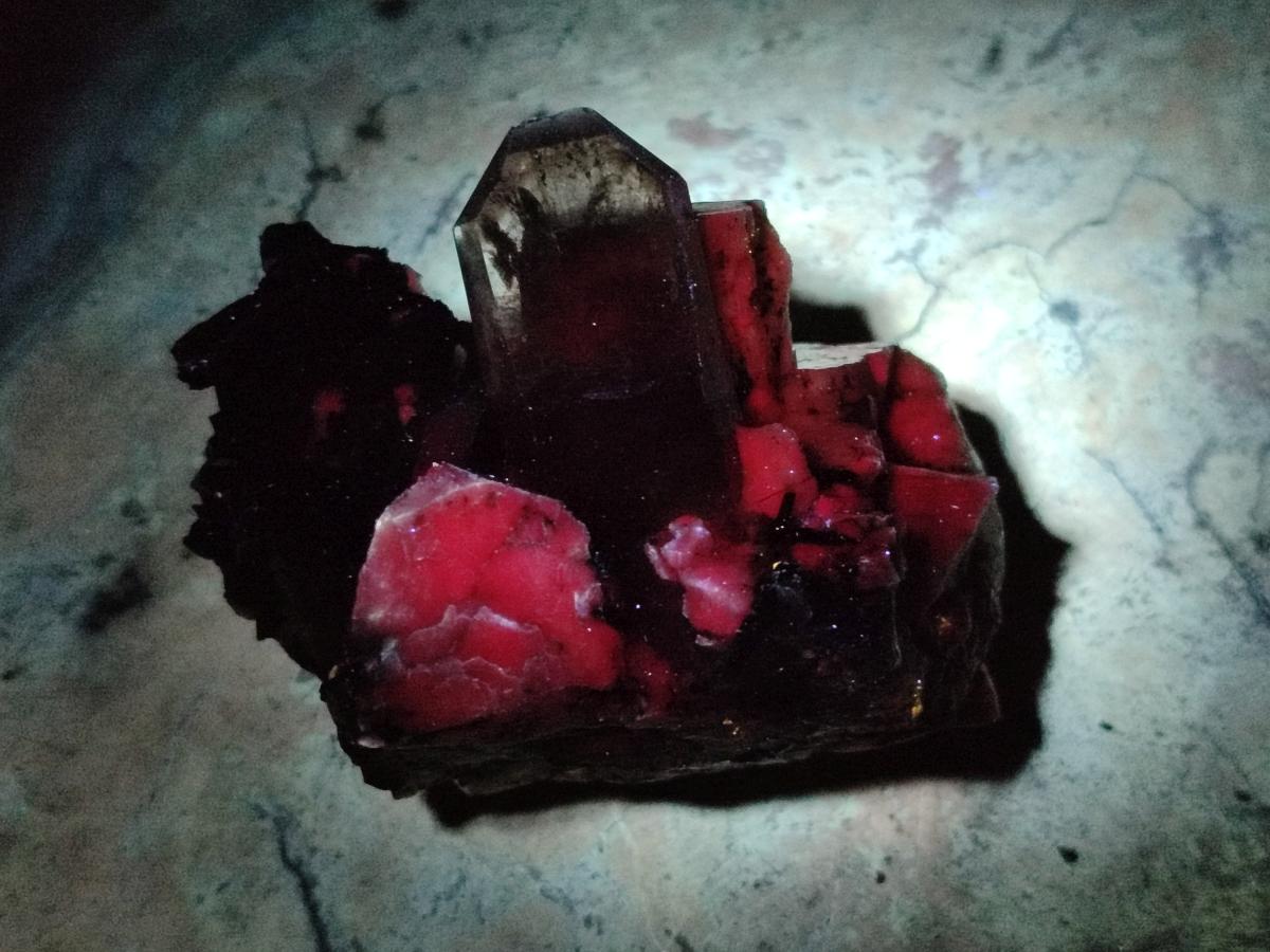 Natural Smokey Quartz Crystals with Associated Minerals x 6 From Mulanje, Malawi - Toprock Gemstones and Minerals 