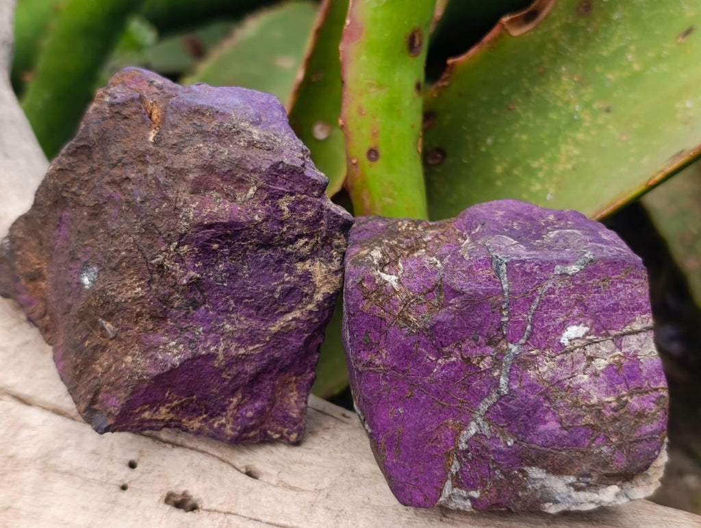 Natural Metallic Cobbed Purpurite Specimens x 12 From Erongo, Namibia - Toprock Gemstones and Minerals 