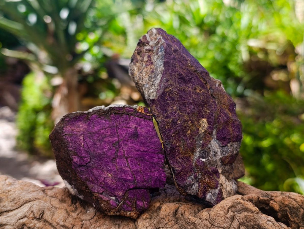 Natural Metallic Cobbed Purpurite Specimens x 12 From Erongo, Namibia - Toprock Gemstones and Minerals 