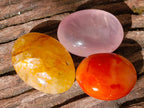 Polished Multi Mineral Galets x 24 From Madagascar - Toprock Gemstones and Minerals 