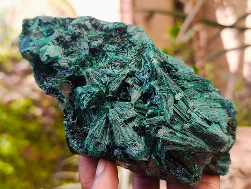 Natural Silky Malachite Specimens x 3 From Kasompe, Congo - Toprock Gemstones and Minerals 