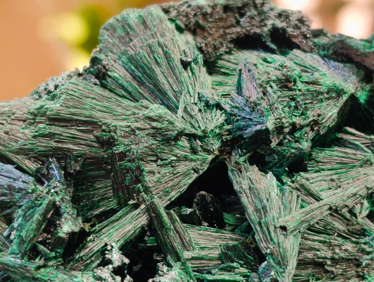 Natural Silky Malachite Specimens x 3 From Kasompe, Congo - Toprock Gemstones and Minerals 