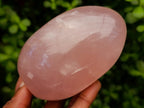 Polished Gemmy Rose Quartz Standing Free Forms x 4 From Madagascar - Toprock Gemstones and Minerals 