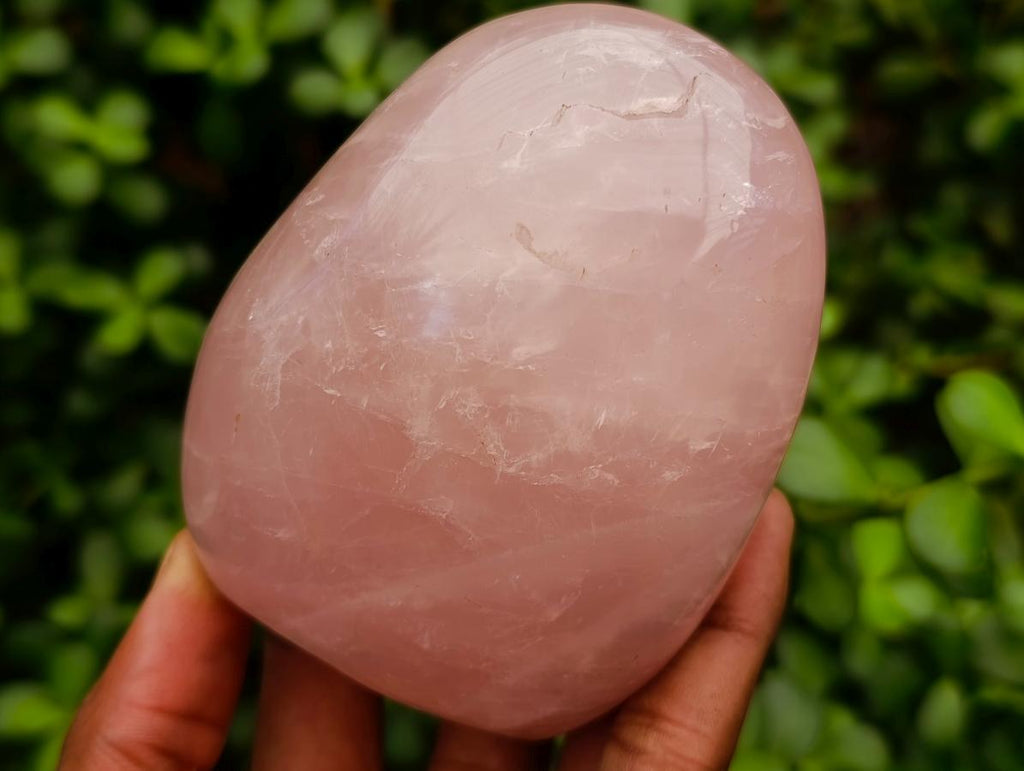 Polished Gemmy Rose Quartz Standing Free Forms x 4 From Madagascar - Toprock Gemstones and Minerals 