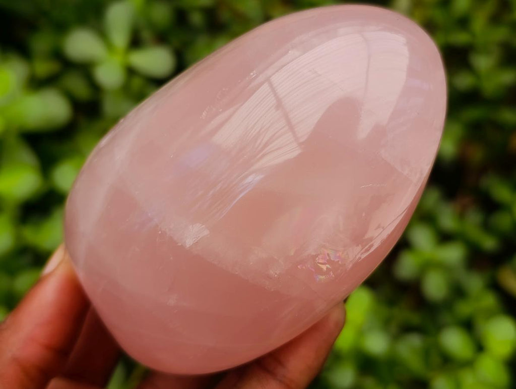 Polished Gemmy Rose Quartz Standing Free Forms x 4 From Madagascar - Toprock Gemstones and Minerals 