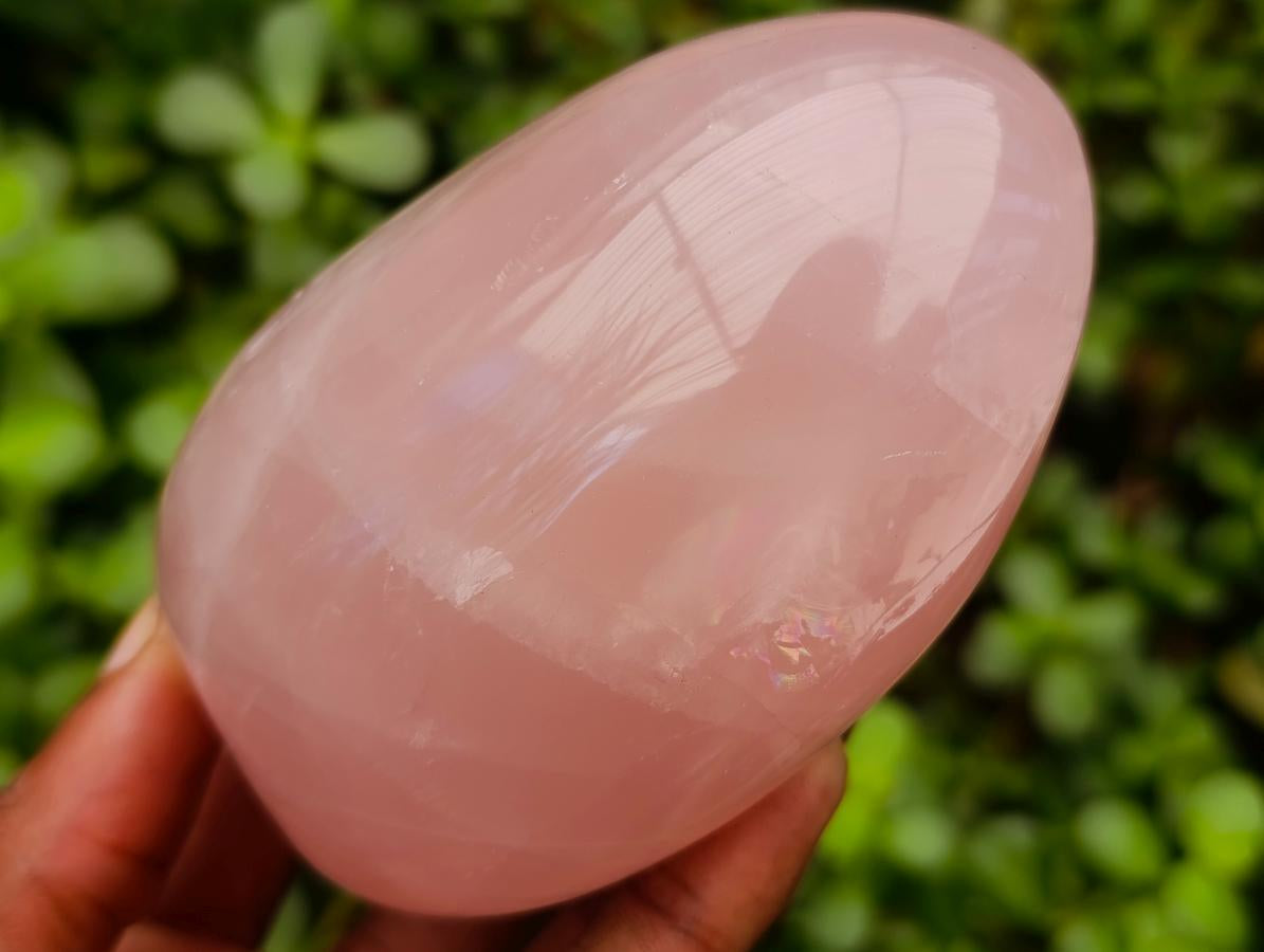 Polished Gemmy Rose Quartz Standing Free Forms x 4 From Madagascar - Toprock Gemstones and Minerals 