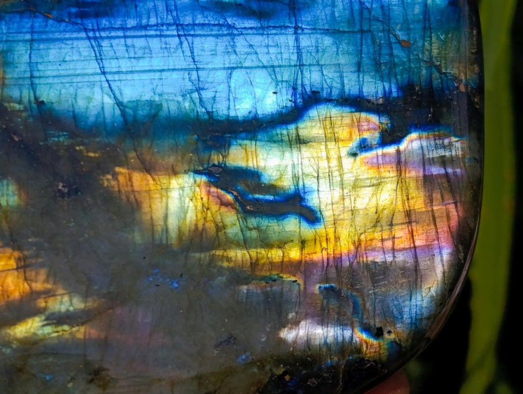 Polished Labradorite Standing Free Forms x 2 From Madagascar - Toprock Gemstones and Minerals 