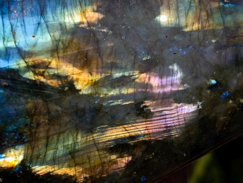 Polished Labradorite Standing Free Forms x 2 From Madagascar - Toprock Gemstones and Minerals 