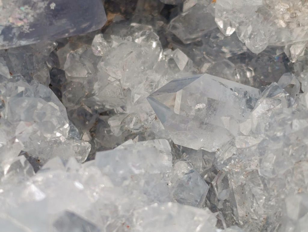 Natural XL Blue Celestite Geode Specimen x 1 From Sakoany, Madagascar - Toprock Gemstones and Minerals 