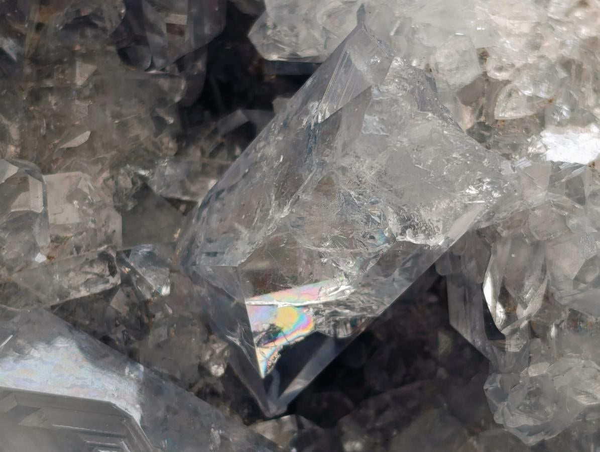 Natural XL Blue Celestite Geode Specimen x 1 From Sakoany, Madagascar - Toprock Gemstones and Minerals 