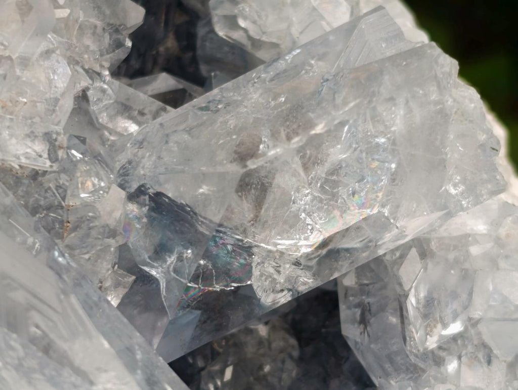 Natural XL Blue Celestite Geode Specimen x 1 From Sakoany, Madagascar - Toprock Gemstones and Minerals 