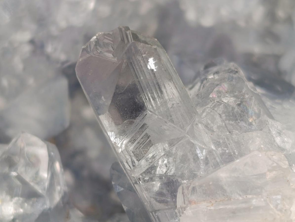 Natural XL Blue Celestite Geode Specimen x 1 From Sakoany, Madagascar - Toprock Gemstones and Minerals 