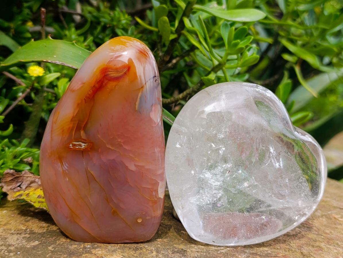 Polished Mixed Selected Multi Mineral Specimens x 6 From Madagascar - Toprock Gemstones and Minerals 