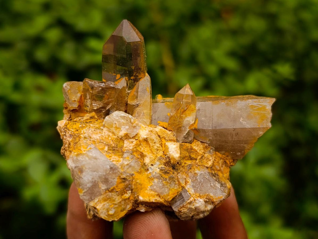 Natural Smokey Quartz Crystals x 24 From Zomba Plateau, Malawi - Toprock Gemstones and Minerals 