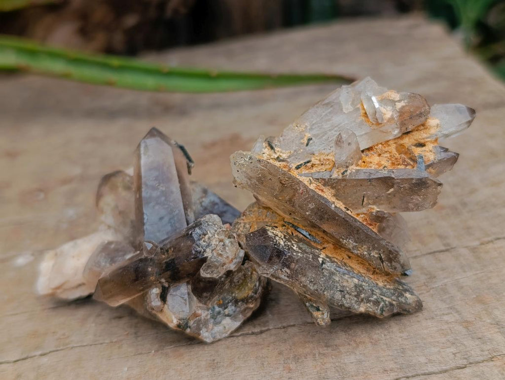 Natural Smokey Quartz Crystals x 24 From Zomba Plateau, Malawi - Toprock Gemstones and Minerals 