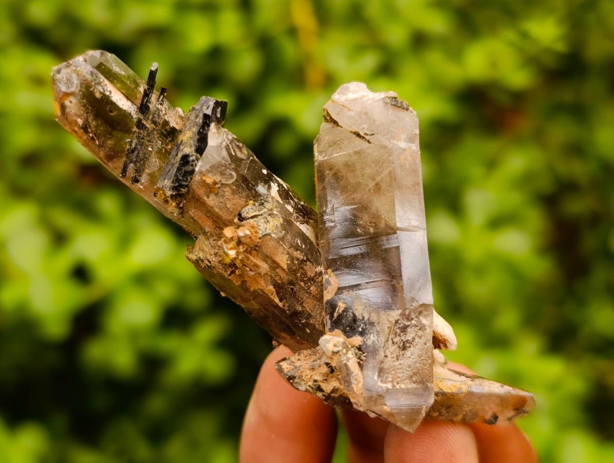 Natural Smokey Quartz Crystals x 24 From Zomba Plateau, Malawi - Toprock Gemstones and Minerals 