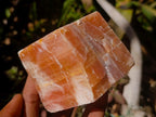 Natural Rhombohedral Sunset Orange Calcite Specimens x 6 From Spitzkop, Namibia - Toprock Gemstones and Minerals 