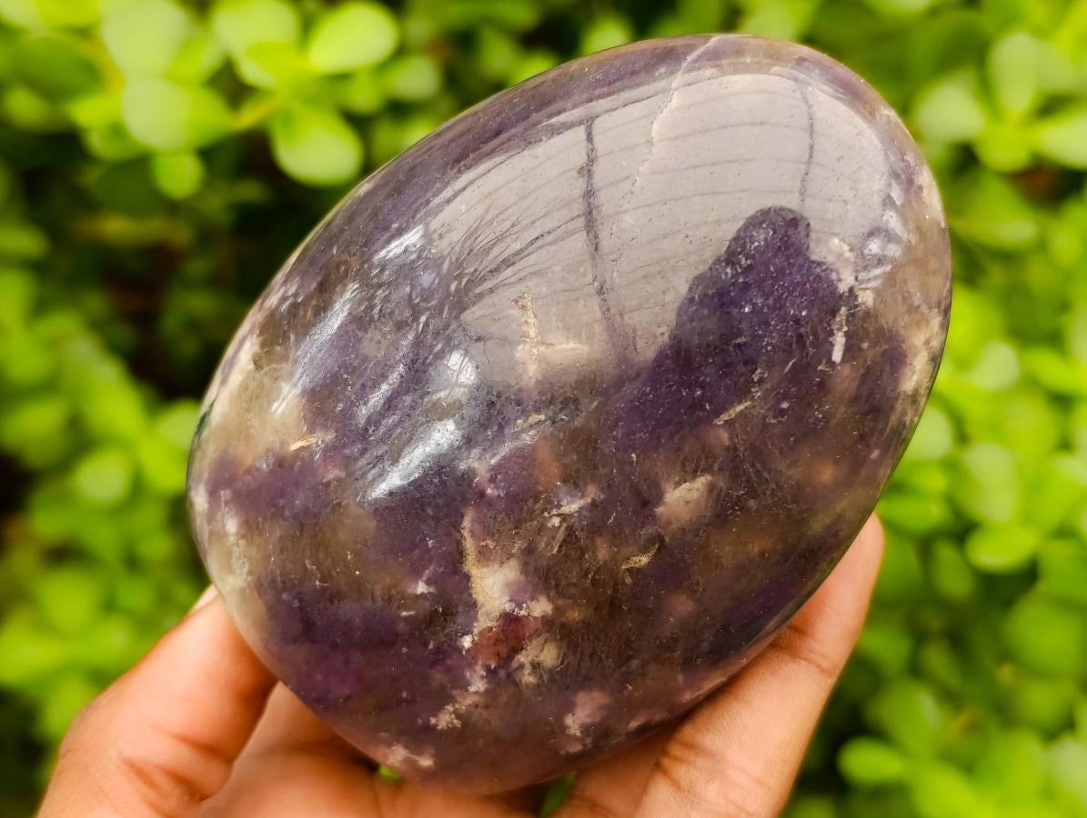 Polished Lepidolite Standing Free Forms x 4 From Ambatondrazaka, Madagascar - Toprock Gemstones and Minerals 