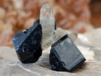 Natural Schorl Black Tourmaline with Feldspar Specimens x 71 From Erongo, Namibia - Toprock Gemstones and Minerals 