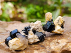Natural Schorl Black Tourmaline with Feldspar Specimens x 71 From Erongo, Namibia - Toprock Gemstones and Minerals 
