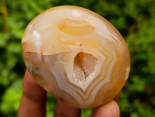 Polished Flower Agate Palm Stones x 24 From Antsahalova, Madagascar - Toprock Gemstones and Minerals 