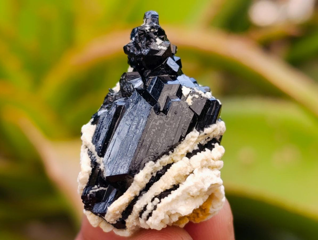 Natural Schorl Black Tourmaline with Feldspar Specimens x 71 From Erongo, Namibia - Toprock Gemstones and Minerals 