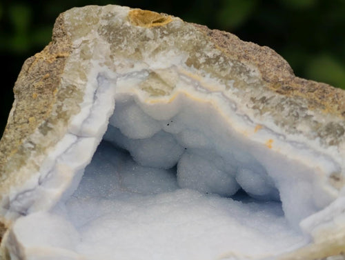 Natural Blue Lace Agate Geode Specimens x 6 From Nsanje, Malawi - Toprock Gemstones and Minerals 