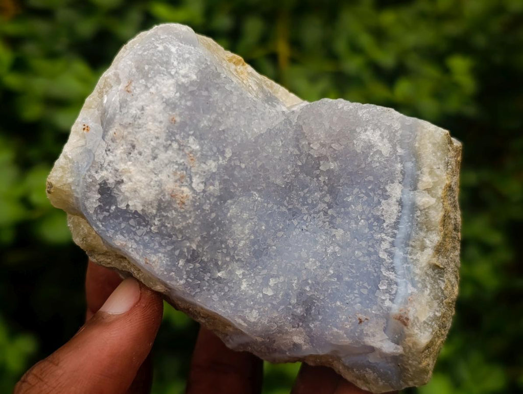 Natural Blue Lace Agate Geode Specimens x 6 From Nsanje, Malawi - Toprock Gemstones and Minerals 
