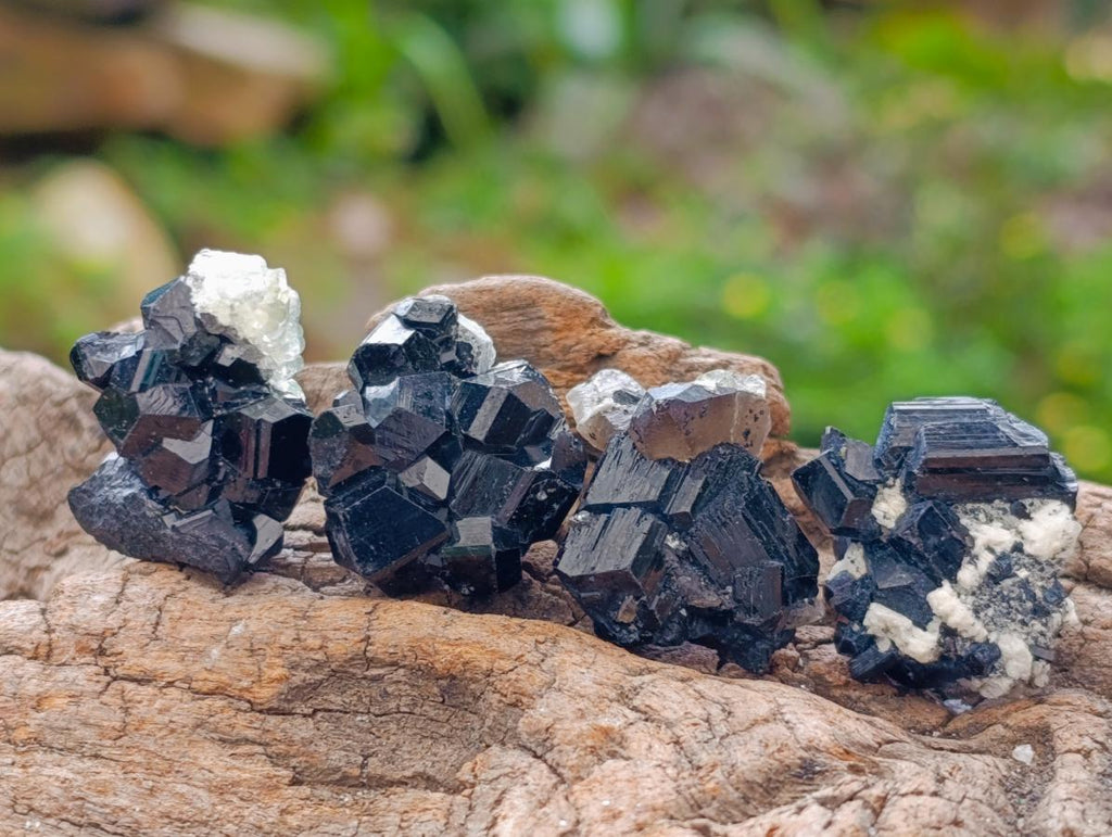 Natural Schorl Black Tourmaline Specimens x 70 From Erongo, Namibia - Toprock Gemstones and Minerals 
