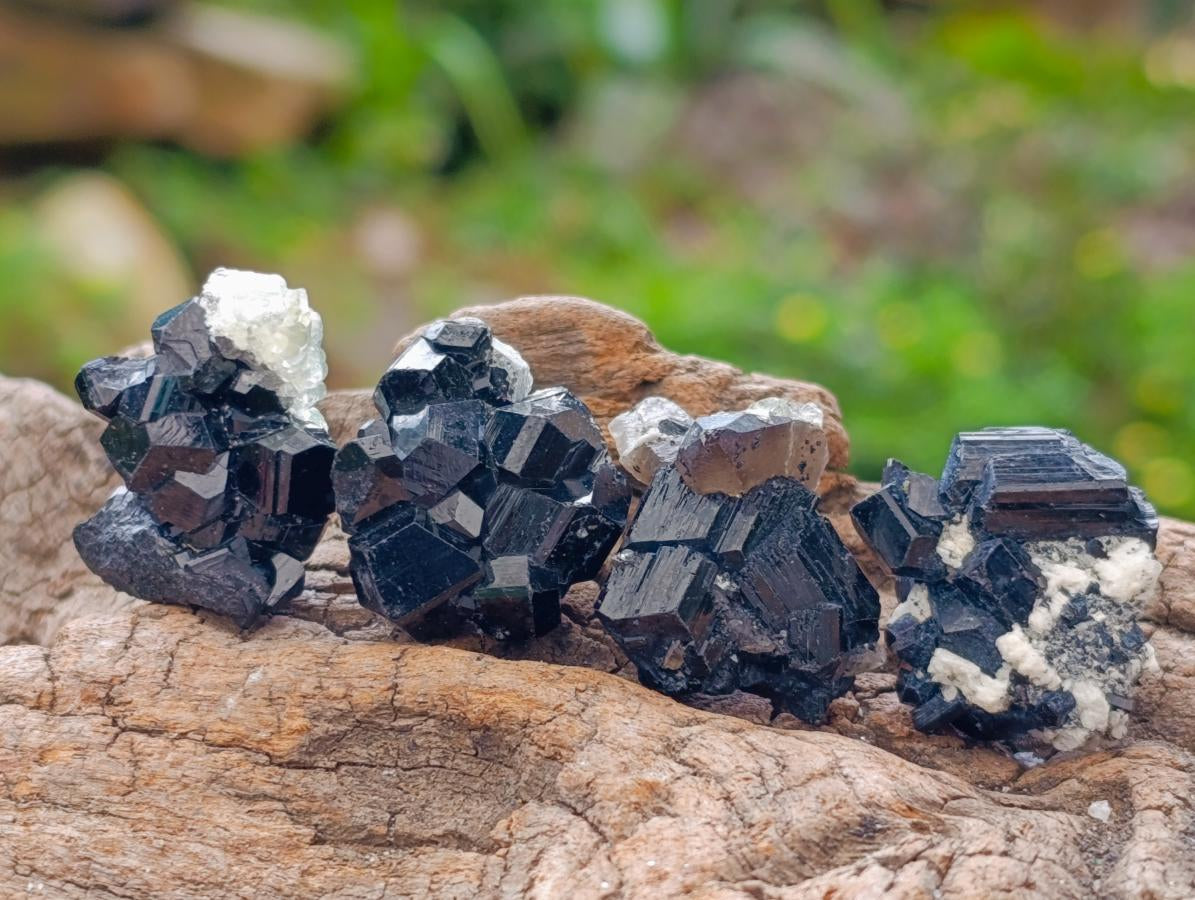 Natural Schorl Black Tourmaline Specimens x 70 From Erongo, Namibia - Toprock Gemstones and Minerals 