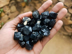 Natural Schorl Black Tourmaline Specimens x 70 From Erongo, Namibia - Toprock Gemstones and Minerals 