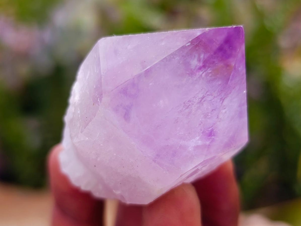 Natural Jacaranda Amethyst Single Crystals x 24 From Mumbwa, Zambia - Toprock Gemstones and Minerals 