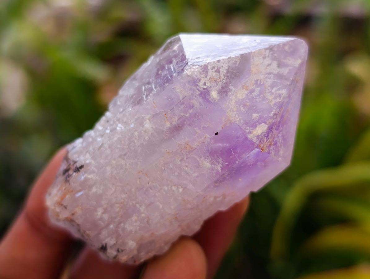 Natural Jacaranda Amethyst Single Crystals x 24 From Mumbwa, Zambia - Toprock Gemstones and Minerals 