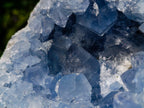 Natural Large Blue Celestite Geode Specimen x 1 From Sakoany, Madagascar - Toprock Gemstones and Minerals 
