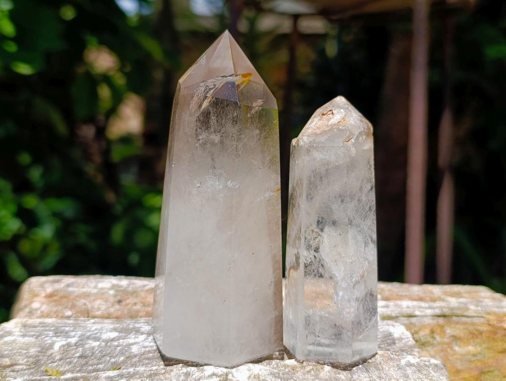 Polished Mixed Multi Mineral Crystals x 6 From Madagascar - Toprock Gemstones and Minerals 