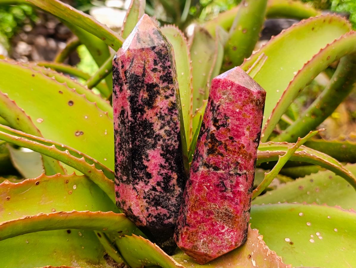 Polished Mixed Multi Mineral Crystals x 6 From Madagascar - Toprock Gemstones and Minerals 