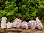 Natural Pink Rubellite Tourmaline Specimens x 6 From Karibib, Namibia - Toprock Gemstones and Minerals 