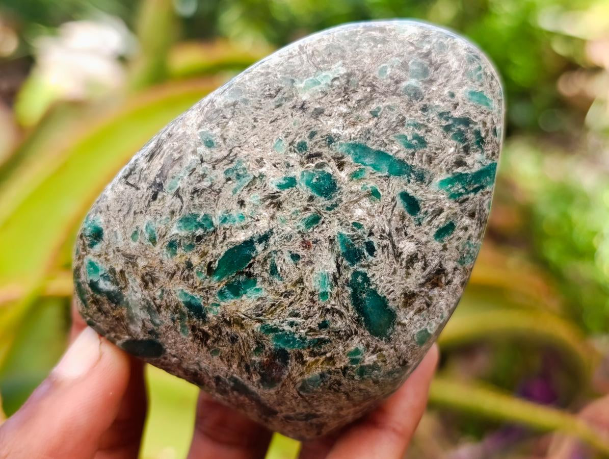 Polished Emerald Mica 'Mutokolite' Standing Free Forms x 3 From Mutoko, Zimbabwe - Toprock Gemstones and Minerals 