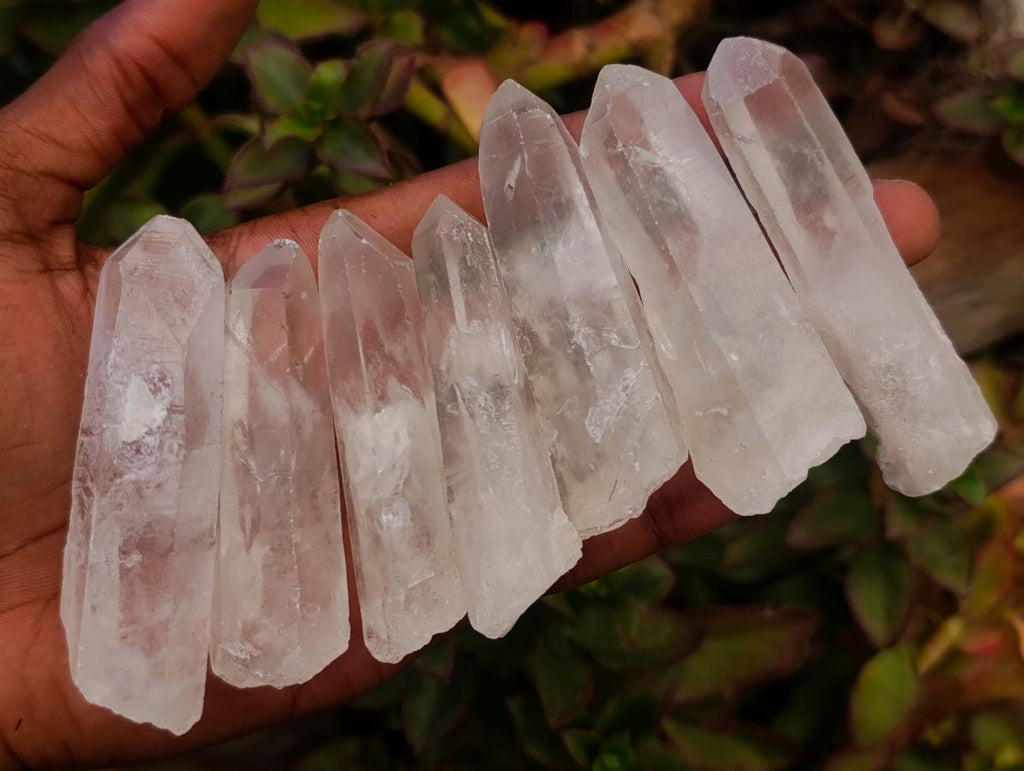 Natural Clear Quartz Crystals x 35 From Madagascar - Toprock Gemstones and Minerals 