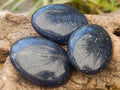 Polished Lazulite Galets x 24 From Madagascar - Toprock Gemstones and Minerals 