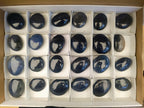 Polished Lazulite Galets x 24 From Madagascar - Toprock Gemstones and Minerals 