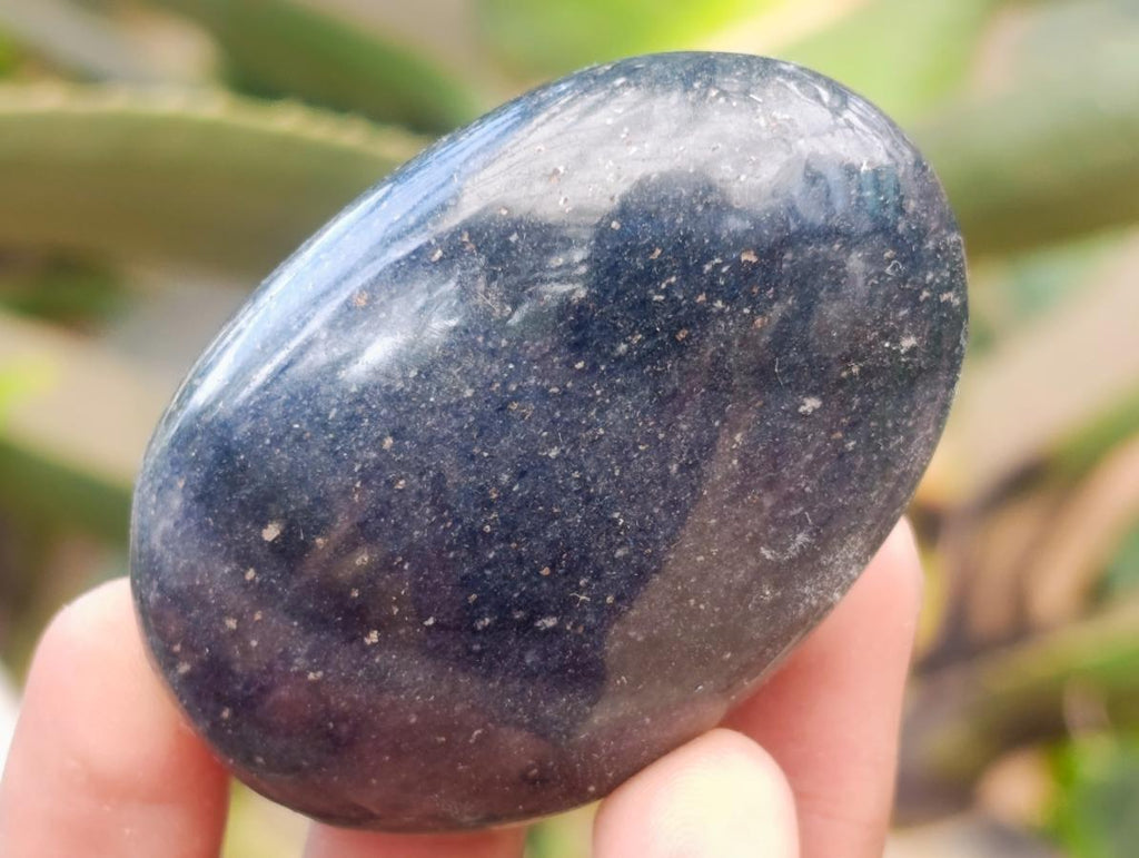 Polished Lazulite Galets x 24 From Madagascar - Toprock Gemstones and Minerals 