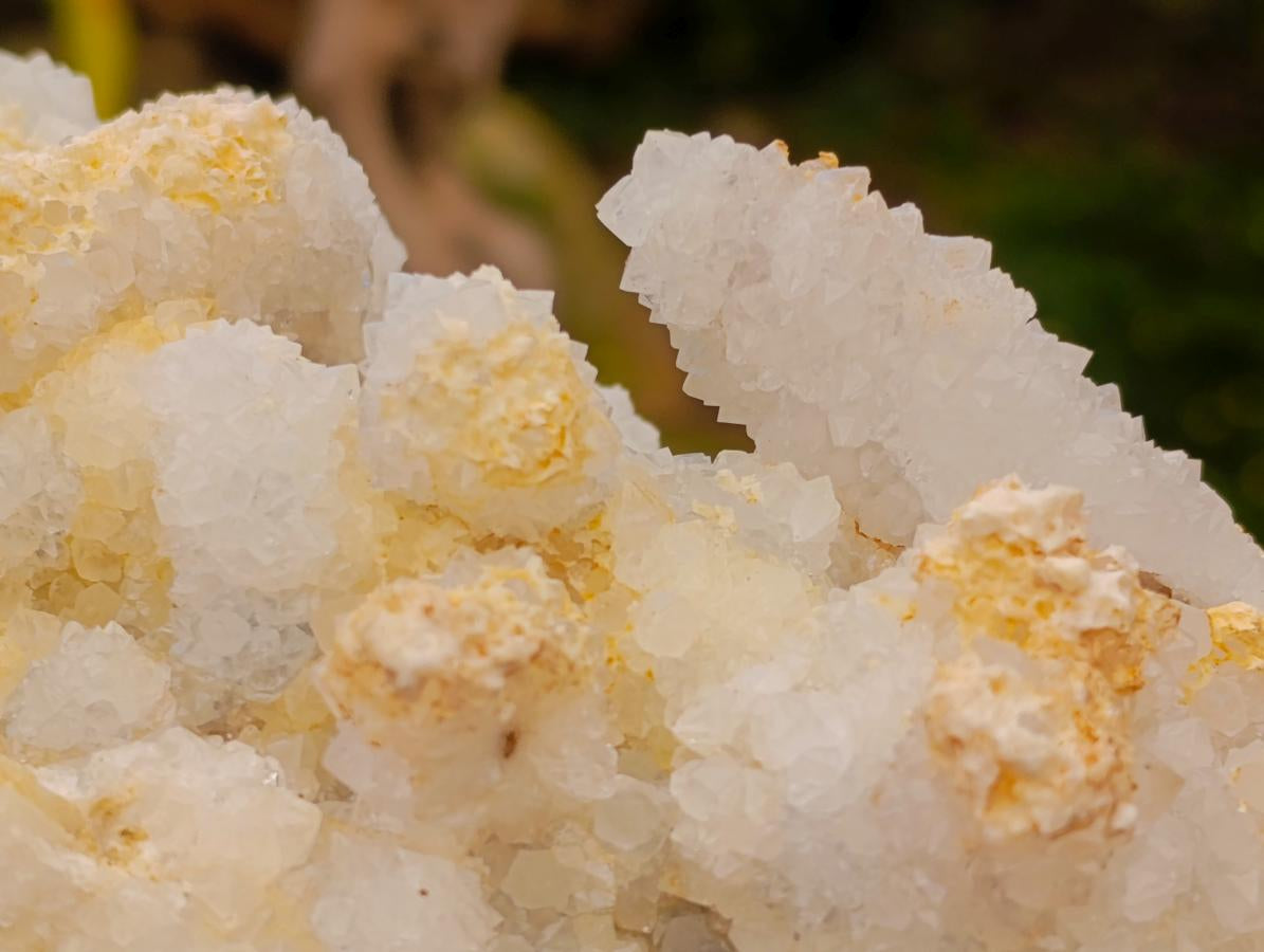 Natural Drusy Quartz Coated Calcite Pseudomorph Clusters x 4 From Albert's Mountain, Lesotho - Toprock Gemstones and Minerals 