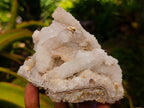 Natural Drusy Quartz Coated Calcite Pseudomorph Clusters x 4 From Albert's Mountain, Lesotho - Toprock Gemstones and Minerals 