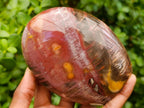Polished Polychrome Jasper Standing Free Forms x 3 From NW Coast, Madagascar - Toprock Gemstones and Minerals 
