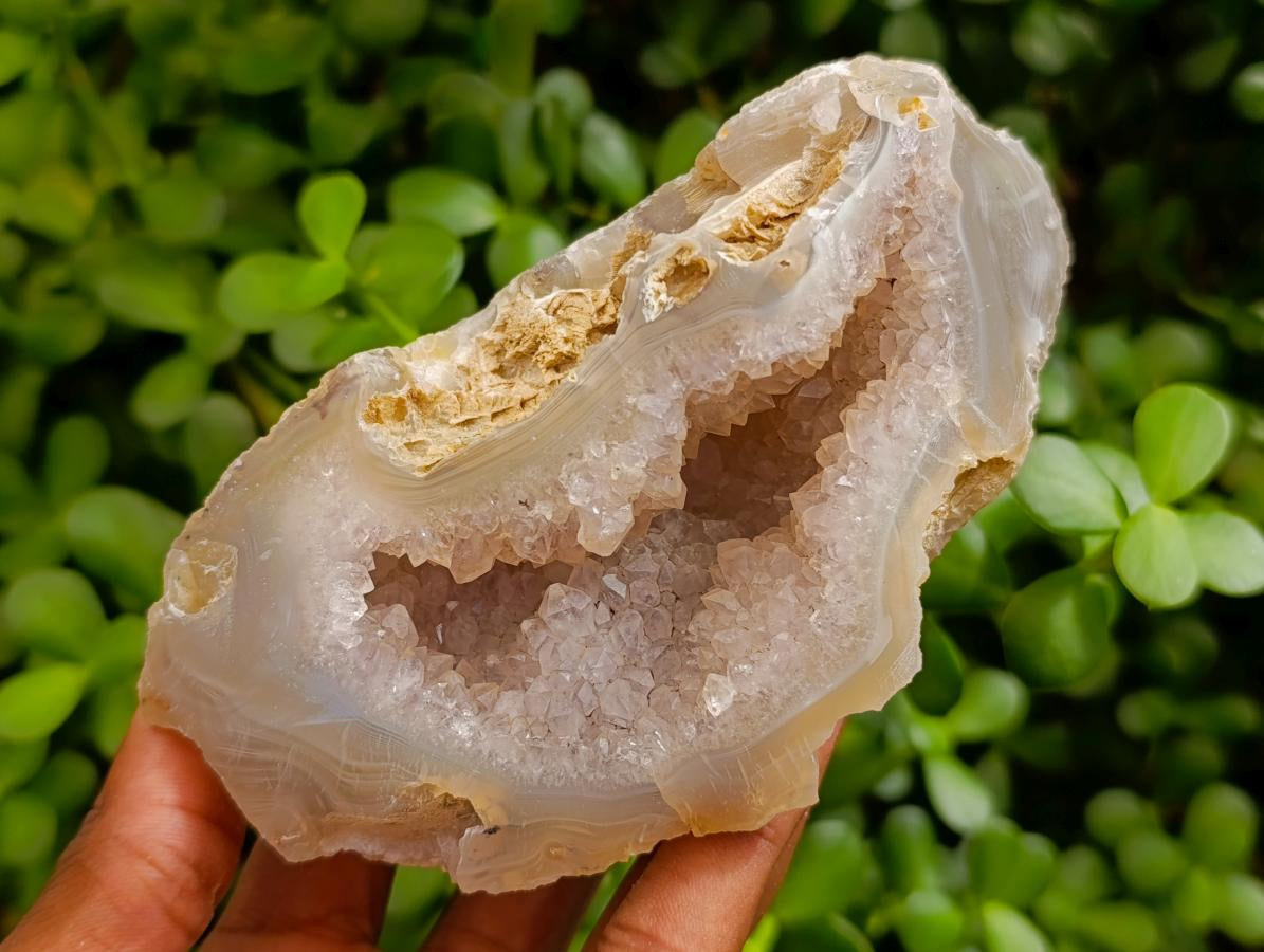 Polished Agate Amethyst Geodes x 5 From Maintirano, Madagascar - Toprock Gemstones and Minerals 
