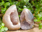 Polished Agate Amethyst Geodes x 5 From Maintirano, Madagascar - Toprock Gemstones and Minerals 